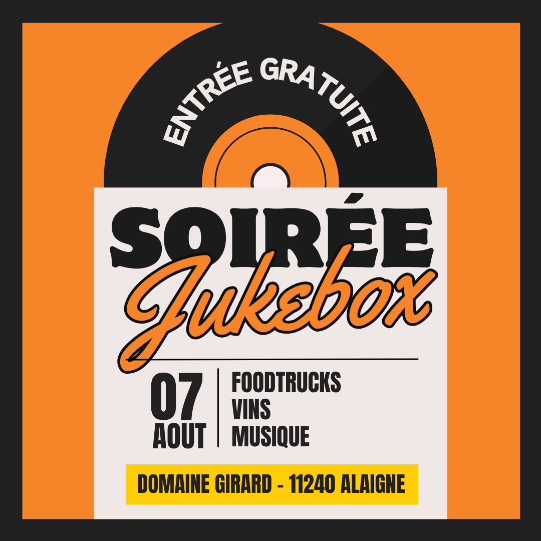 🍷 Soirée Jukebox - 5e édition - 📅 Vendredi 7 août